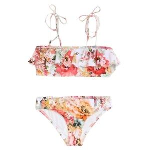 ZIMMERMAN GIRLS MAE TWO PIECE FRILL
BANDEAU BIKINI